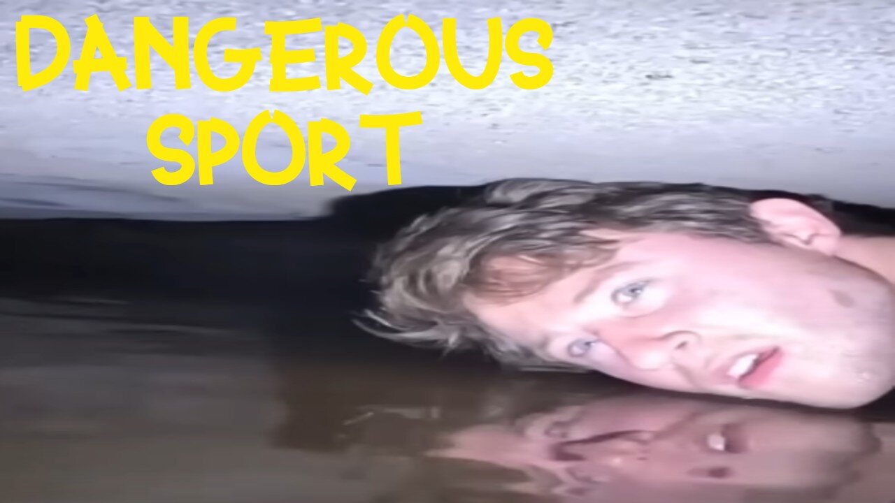 SHOCK! Guy Stuck in Cave