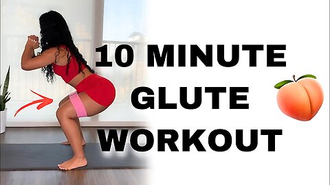 🏆 10-Min Resistance Band GLUTE WORKOUT (Home Exercise – Big Results Fast!)
