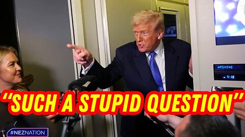 🚨Trump Unleashed! Vintage Response To Tariff Insanity Aboard Air Force One..