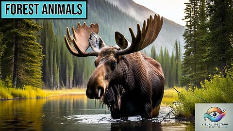 Forest Animals Video for Kids | Soothing Sounds & Gentle Wildlife Animation
