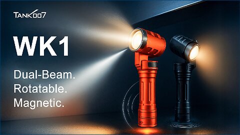 Most WK1: 1st Magnetic Dual-Beam Flashlight