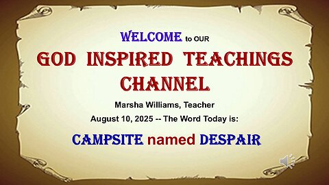 Campsite Named Despair