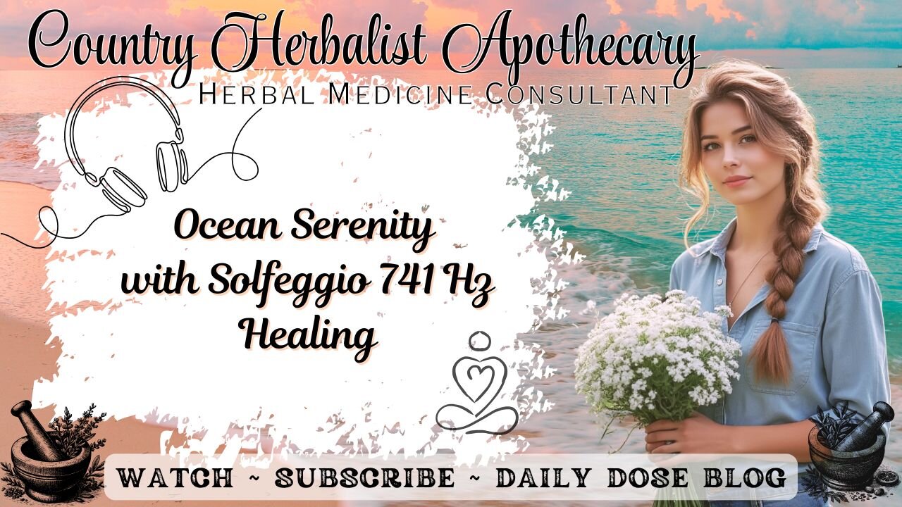 Ocean Serenity with Solfeggio 741 Hz Healing - Calming, Soothing, Relaxation Sounds of Nature