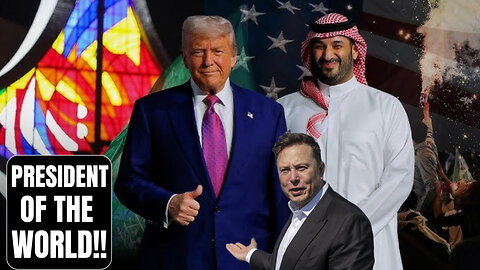 The Saudis named President Donald Trump, The President of the WORLD!! #trump #rumbletakeover