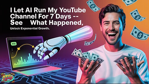 🎥🤖 I Let AI Run My YouTube Channel for 7 Days – Here’s What Happened 📈😱