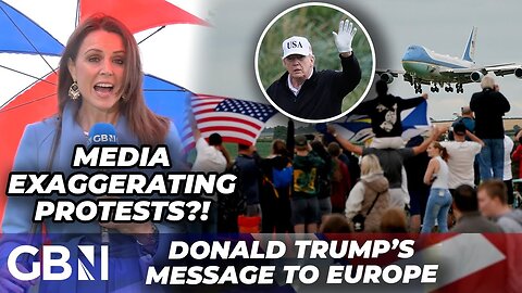 'These Protests are NOT What the Media Say!' | Britons Celebrate Donald Trump Scotland Visit