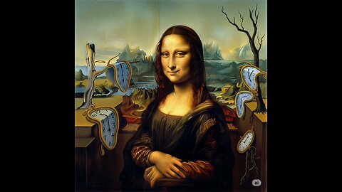 Persistence Of Memory Of The Mona Lisa