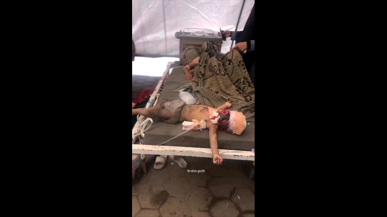 A baby was pulled from the debris of his family’s home after it was bombed in Gaza City.