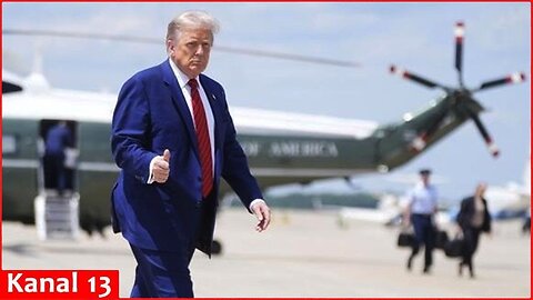 U.S. President Donald Trump departs from Joint Base Andrews, en route The Hague for the NATO summit