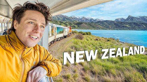 In New Zealand, first class on a train