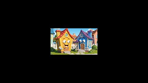 enjoy two houses the cartoon animation video story.