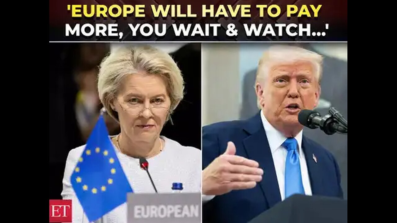 Trump. EU 'Nastier Than China' on Trade