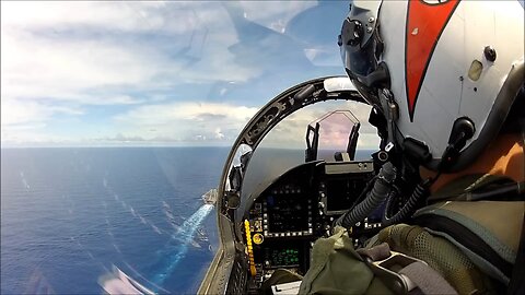 F18 break and landing