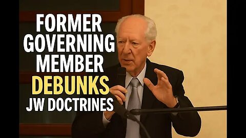 Former governing body member of the watchtower cult how it operates