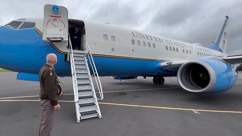 Hegseth arrives in Normandy after attending the NATO defense ministerial in Brussels