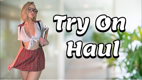 [4K] Try On Haul College Girl Look with Karina