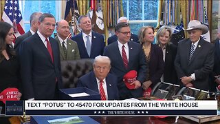 President Donald Trump signs bill to end partial shutdown