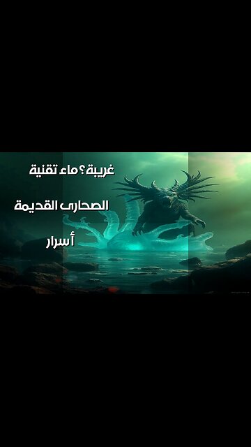 Ancient Deserts: Alien Water Tech? ️