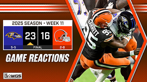 Ravens x Browns: Game Reactions - Browns Just Refused to Let the Ravens Lose