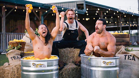 Nakamura & Boogs' WrestleMania training montage with Mike's Harder Lemonade's Harder Farmer @wwefree