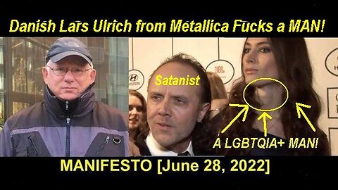 MrE: Danish Faggot Satanist Lars Ulrich from Metallica and His Fake LGBTQIA+ 'Girl'! [10.04.2023]