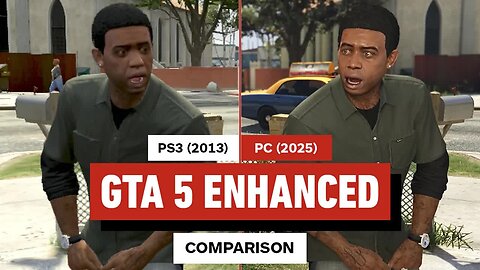 GTA 5 Enhanced vs GTA 5 PS3 Launch Graphics Comparison