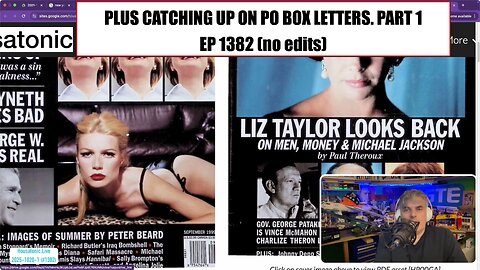 Letters (part 1) and research updates (Bio911Truth) and mix mash Monday (Ep 1382) Youtube blocked