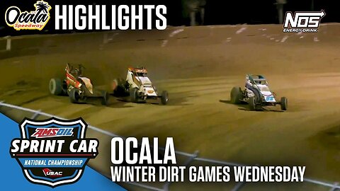 Highlights: USAC Sprints Wednesday At Ocala Speedway (2/11/2026)