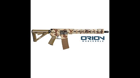 DB15, 16″, Carbon Series w/ 15″ M-LOK RAIL, 5.56 NATO, Desert Camo – Orion Exclusive