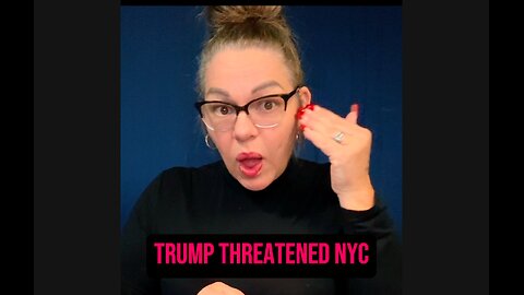 🚨 Trump THREATENED NYC? 😱 #deaf #asl #signlanguage