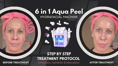 Step by Step Protocol 6 in 1 Aqua Peel Hydrafacial Machine - Mychway