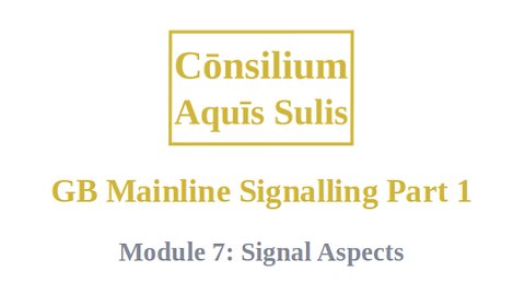 GB Mainline Signalling Part 1 Module 7 (English)