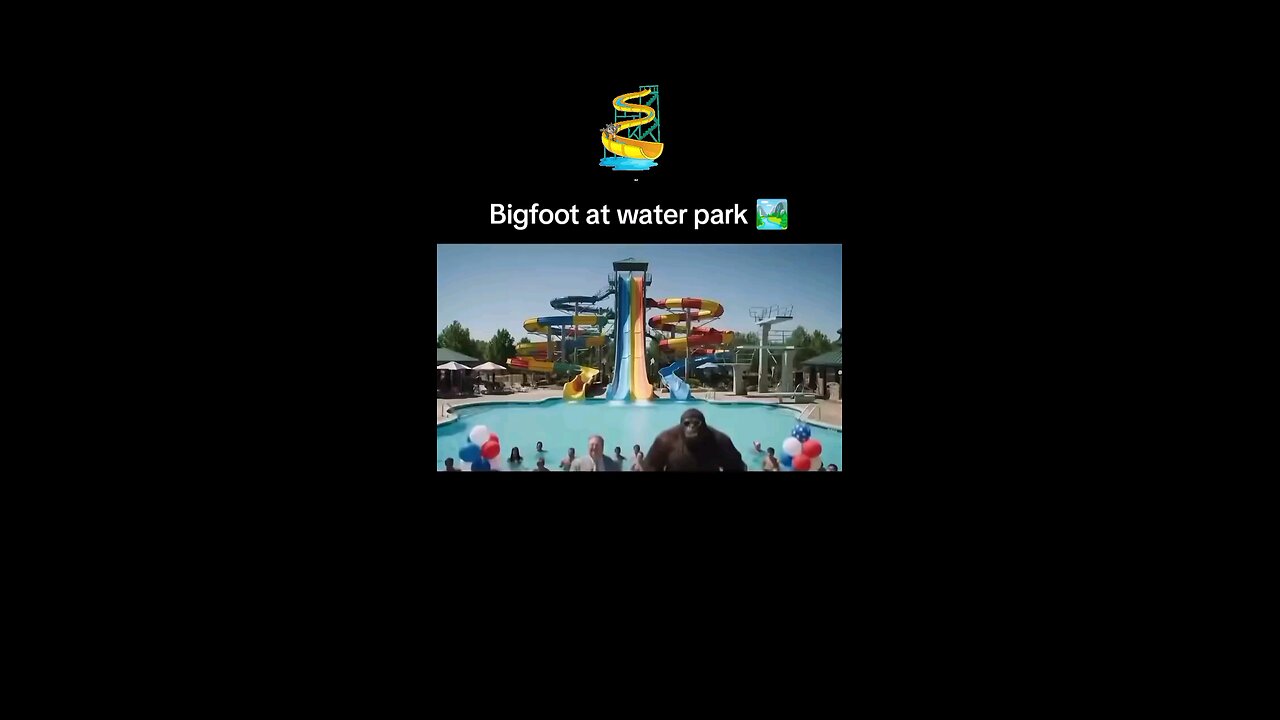 Bigfoot at water park