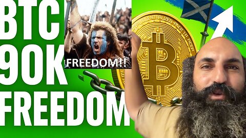 BITCOIN BREAKING ABOVE $90,000!!! FREEEEDOMMMMM !!!!!!