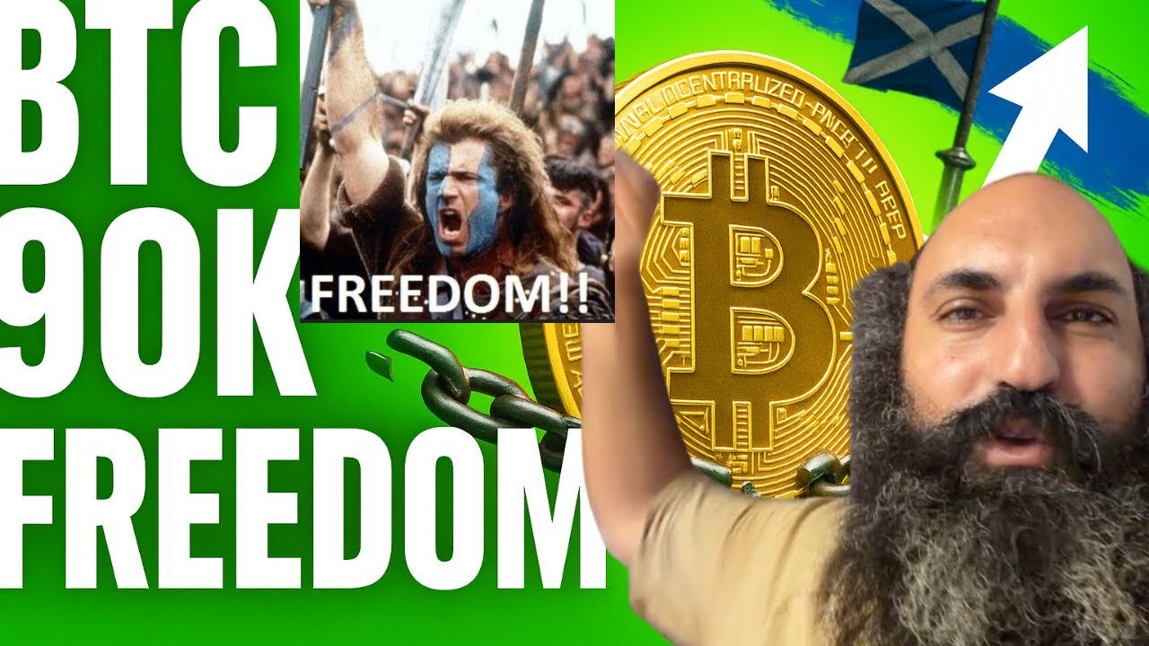 BITCOIN BREAKING ABOVE $90,000!!! FREEEEDOMMMMM !!!!!!