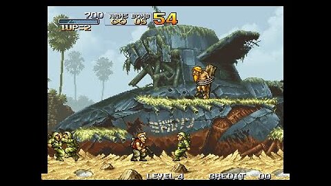 MAME ARCADE MACHINE EMULATOR🎮 METAL SLUG 1 GAMEPLAY 2D SCROLLING SIDE SHOOTER 🔫💣 BIG BOSS BATTLES 😍🤙
