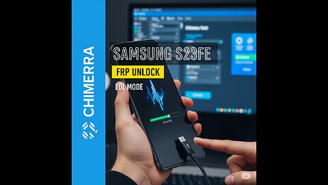 SAMSUNG S23FE FRP UNLOCK - EDL MODE WITH CHIMERA