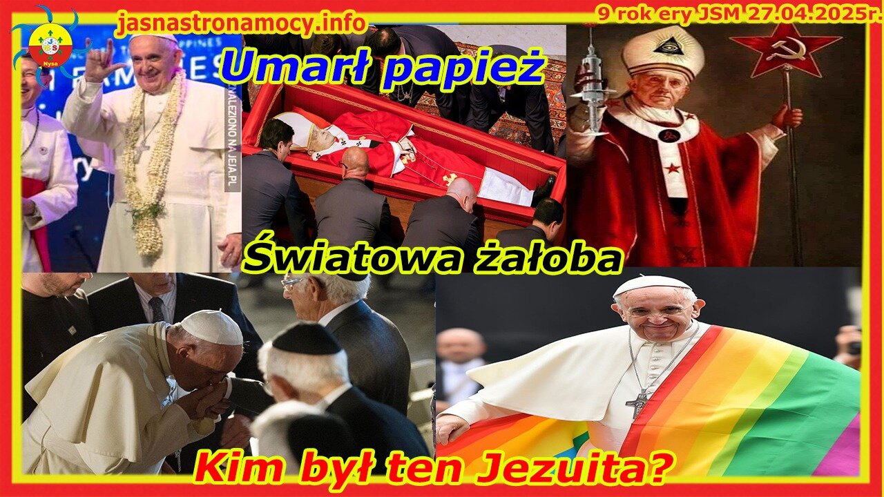 Umarł papież Światowa żałoba Kim był ten Jezuita