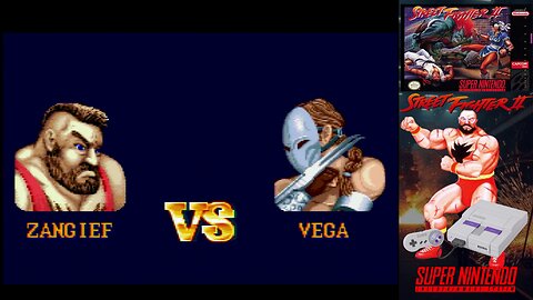Street Fighter II (Super Nintendo) - Zangief vs. Vega