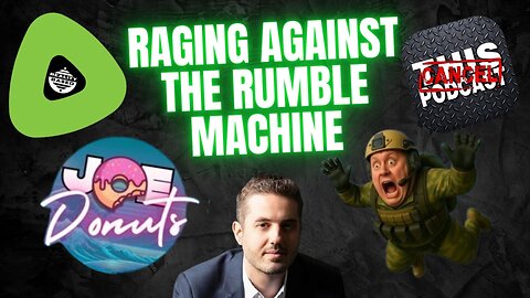 Raging Against The Rumble Machine, As Joe Donuts Shills Courses