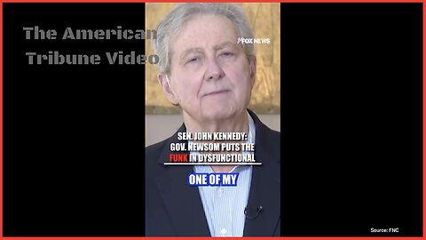 WATCH: America’s Funniest Senator Gets in a Very Funny Jab at Gov. Gavin Newsom