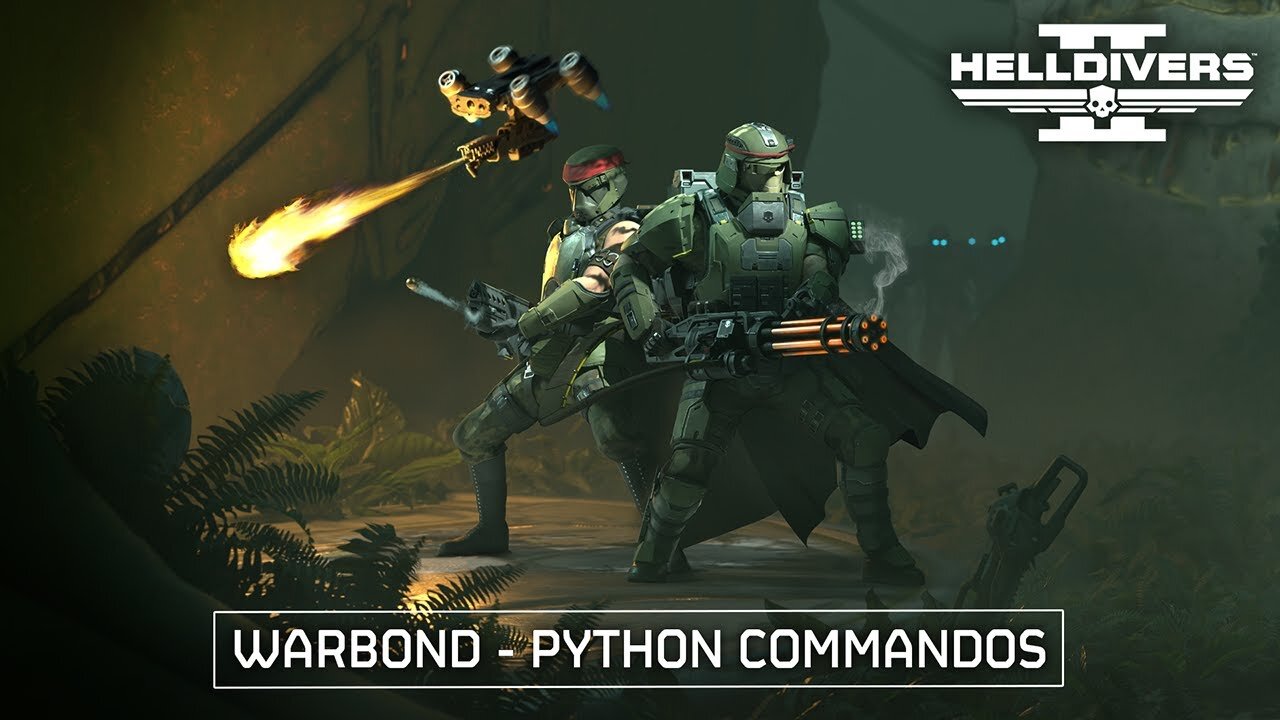 Helldivers 2 - Official Python Commandos Warbond Trailer