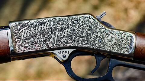 Custom Engraved Henry 44 Magnum Lever Action Rifle