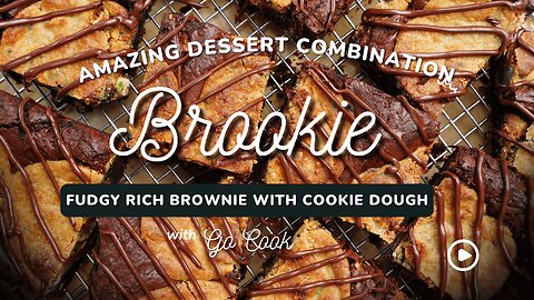 Brookie | Fudgy Brownie Meets Confetti Sugar Cookie!
