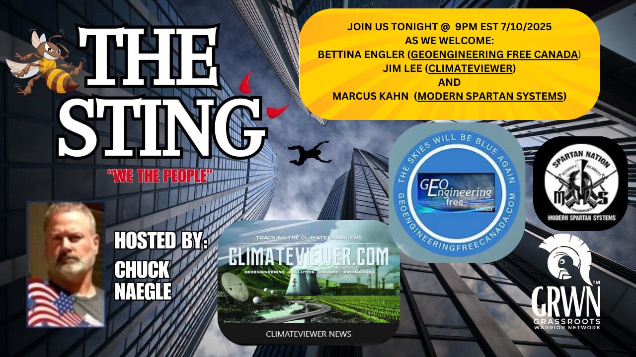 The Sting Podcast w/ Bettina Engler, Jim Lee and Marcus Kahn 7/10/2025 @ 9pm EST