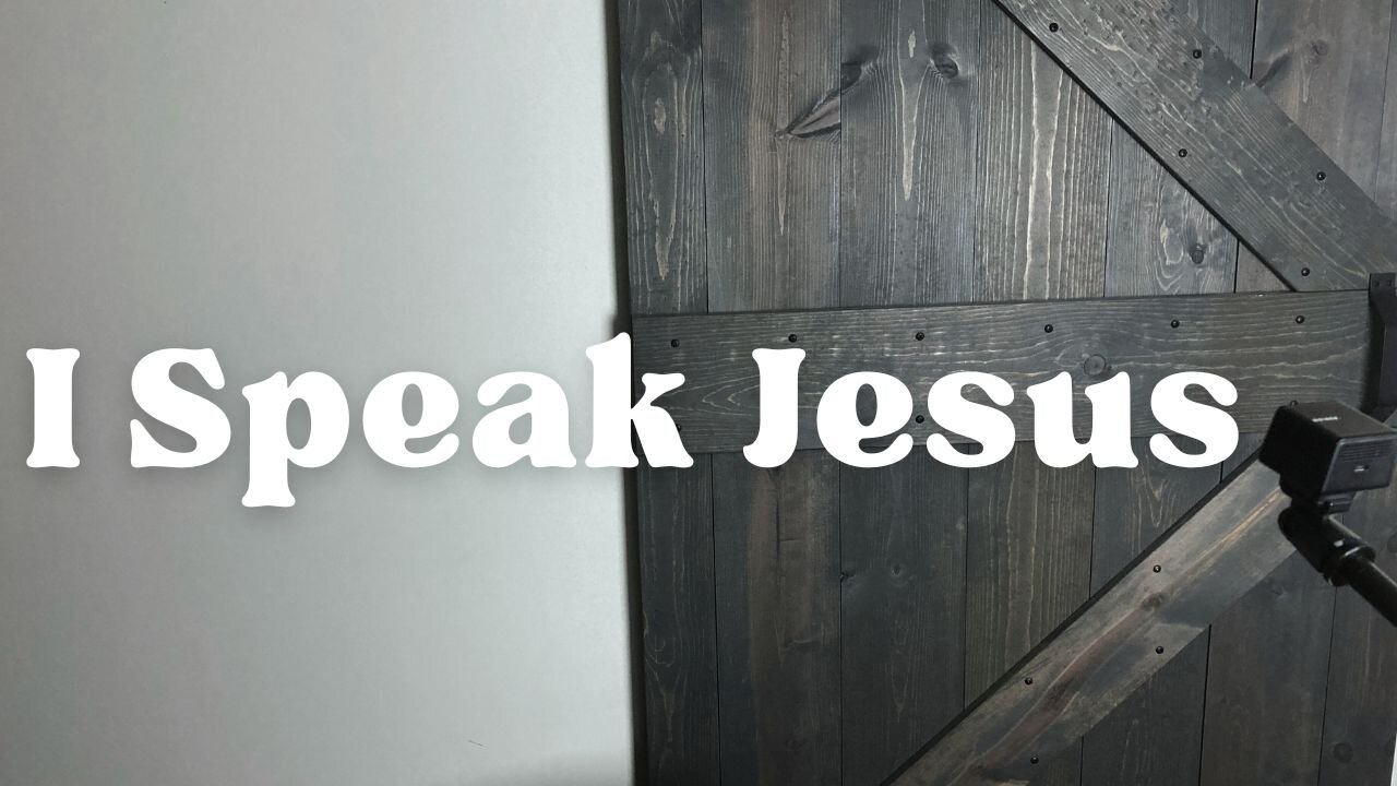 I SPEAK JESUS / / Acoustic Cover by Derek Charles Johnson