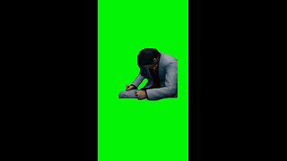 Kazuma Kiryu Slams Desk and Leaves | Green Screen #yakuza0 #meme #videogames #angry #fyp