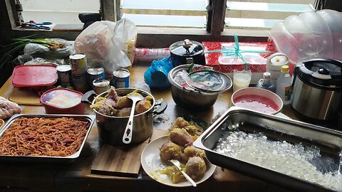 Food Preparation Sa Birthday Ni Isaiah