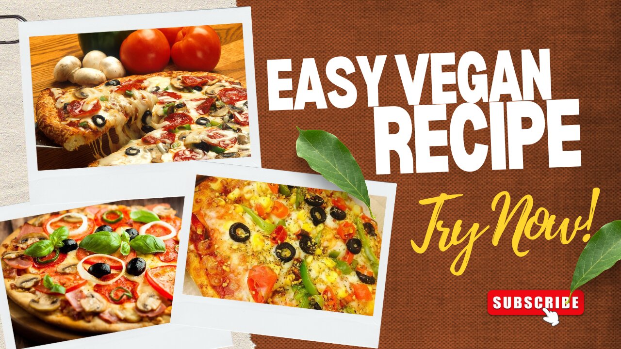 Easy Vegan Recipes | QUICK Healthy Pizza (Made With Tortilla Wraps)