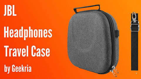 JBL Over-Ear Headphones Travel Case, Hard Shell Headset Carrying Case | Geekria